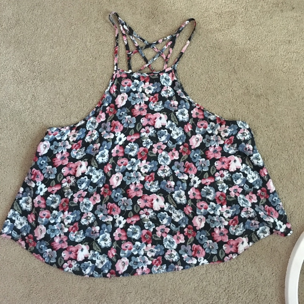 High neck tank top